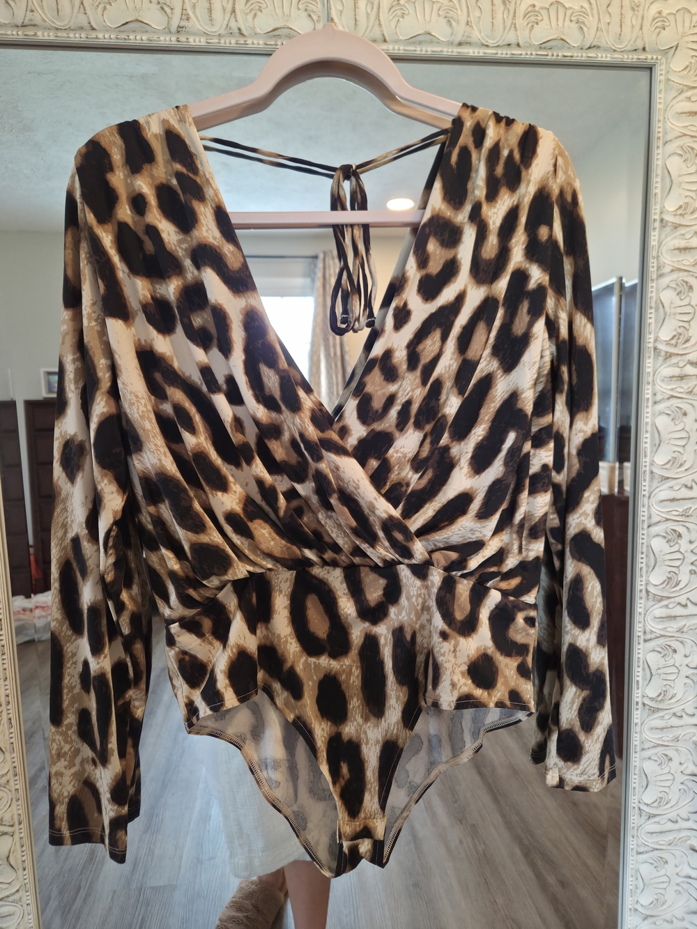 H&M Leopard Print Bodysuit